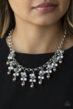 Paparazzi "Travelling Trendsetter" White Necklace & Earring Set Paparazzi Jewelry