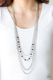 Paparazzi "SoHo Sophistication" Black Necklace & Earring Set Paparazzi Jewelry