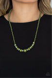 Paparazzi "SoHo Sweetheart" Green Necklace & Earring Set Paparazzi Jewelry