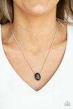 Paparazzi "Extra Ice" Black Necklace & Earring Set Paparazzi Jewelry