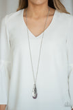 Paparazzi VINTAGE VAULT "Metro Storm" Purple Necklace & Earring Set Paparazzi Jewelry