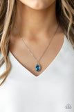 Paparazzi "Timeless Tranquility" Blue Necklace & Earring Set Paparazzi Jewelry