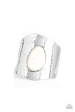 Paparazzi "Casual Canyoneer" White Bracelet Paparazzi Jewelry