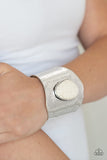 Paparazzi "Casual Canyoneer" White Bracelet Paparazzi Jewelry