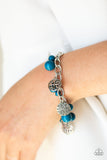 Paparazzi "Lotus Lagoon" Blue Bracelet Paparazzi Jewelry