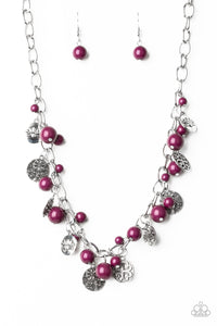 Paparazzi "Guru Garden" Purple Necklace & Earring Set Paparazzi Jewelry