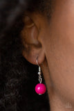 Paparazzi "Guru Garden" Pink Necklace & Earring Set Paparazzi Jewelry