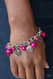 Paparazzi VINTAGE VAULT "Lotus Lagoon" Pink Bracelet Paparazzi Jewelry