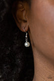 Paparazzi "Vintage Heartthrob" White Necklace & Earring Set Paparazzi Jewelry