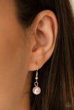 Paparazzi "Vintage Heartthrob" Pink Necklace & Earring Set Paparazzi Jewelry