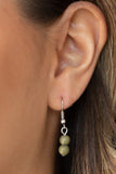 Paparazzi "Terra Takeover" Green Necklace & Earring Set Paparazzi Jewelry