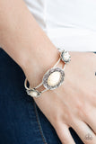 Paparazzi "Desert Eden" White Bracelet Paparazzi Jewelry