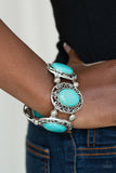 Paparazzi "Rodeo Rancho" Blue  Bracelet Paparazzi Jewelry