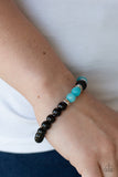 Paparazzi "Super Serene" Blue Bracelet Paparazzi Jewelry