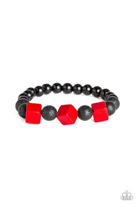 Paparazzi "Purpose" Red Bracelet Paparazzi Jewelry