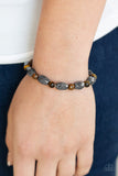 Paparazzi "To Each Their Own" Brown Faceted Stone Bead Bracelet Paparazzi Jewelry