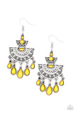 Paparazzi "SOL Searching" Yellow Earrings Paparazzi Jewelry