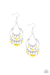 Paparazzi "Free-Spirited Spirit" Yellow Earrings Paparazzi Jewelry