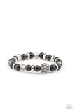 Paparazzi "Twinkling Timelessness" Black Bracelet Paparazzi Jewelry