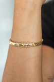 Paparazzi "Love One Another" Gold Bracelet Paparazzi Jewelry
