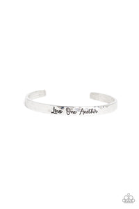 Paparazzi "Love One Another" Silver Bracelet Paparazzi Jewelry