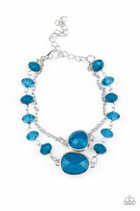 Paparazzi "Crowd Pleaser" Blue Bracelet Paparazzi Jewelry