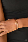 Paparazzi "A Mean Gleam" Copper Bracelet Paparazzi Jewelry