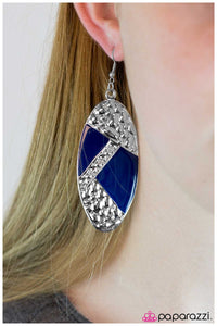 Paparazzi "The Coast Is Clear! - Blue" earring Paparazzi Jewelry