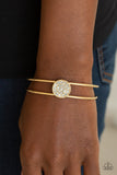 Paparazzi "Dial Up The Dazzle" Gold Bracelet Paparazzi Jewelry