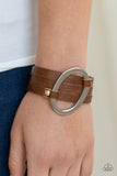 Paparazzi "Cowgirl Cavalier" Brown Wrap Bracelet Paparazzi Jewelry