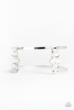 Paparazzi VINTAGE VAULT "Glam Power" White Bracelet Paparazzi Jewelry