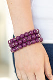 Paparazzi "Chroma Collision" Purple Bracelet Paparazzi Jewelry