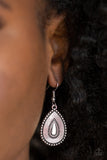 Paparazzi "Terra Trailblazer" Pink Necklace & Earring Set Paparazzi Jewelry