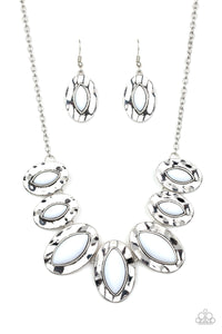 Paparazzi "Terra Color" White Necklace & Earring Set Paparazzi Jewelry