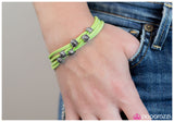 Paparazzi "Gather Around - Green" bracelet Paparazzi Jewelry