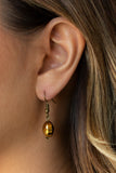 Paparazzi "Duchess Dazzle" Brass Necklace & Earring Set Paparazzi Jewelry