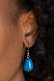 Paparazzi "Trend Status" Blue Necklace & Earring Set Paparazzi Jewelry