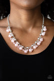 Paparazzi "Duchess Royale" Pink Necklace & Earring Set Paparazzi Jewelry