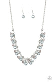 Paparazzi VINTAGE VAULT "Duchess Royale" Silver Necklace & Earring Set Paparazzi Jewelry