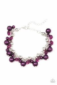 Paparazzi "Kensington Kiss" Purple Bracelet Paparazzi Jewelry