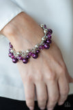 Paparazzi "Kensington Kiss" Purple Bracelet Paparazzi Jewelry