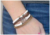 Paparazzi "Under the Old Oak Tree - White" bracelet Paparazzi Jewelry