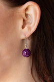 Paparazzi VINTAGE VAULT "Poppin Popularity" Purple Necklace & Earring Set Paparazzi Jewelry