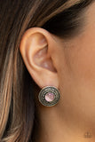 Paparazzi "Fine Flora" Pink Post Earrings Paparazzi Jewelry