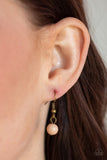 Paparazzi "Secret Treasure" Brown Necklace & Earring Set Paparazzi Jewelry