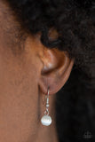 Paparazzi VINTAGE VAULT "Sparkling Spectacle" White Necklace & Earring Set Paparazzi Jewelry
