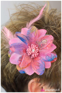 Paparazzi "Flair for the Dramatic" Pink 006XX Hair Clip Paparazzi Jewelry