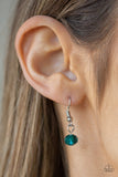 Paparazzi "Downstage Dazzle" Blue Necklace & Earring Set Paparazzi Jewelry
