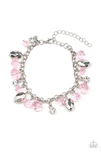 Paparazzi "Dazing Dazzle" Pink Bracelet Paparazzi Jewelry