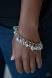 Paparazzi "Dazing Dazzle" White Bracelet Paparazzi Jewelry